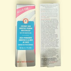 🤍 2 for $75 🤍First Aid Beauty Coconut Skin Smoothie Priming Moisturizer